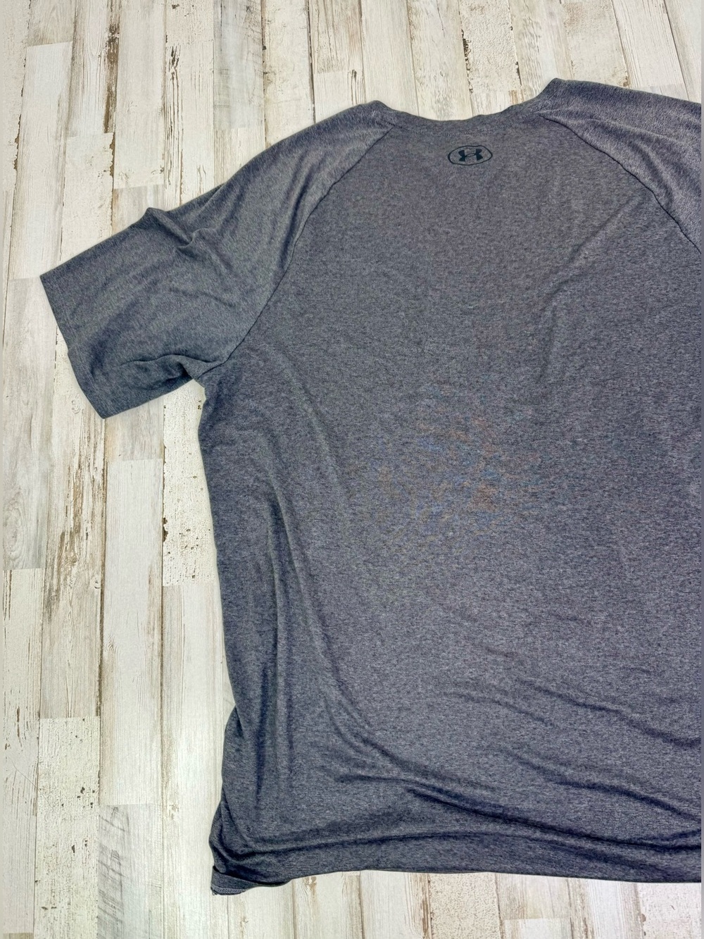 Under Armour The Tech Tee Men's 2XL Gray Polyester Short Sleeve T-Shirt - Picture 10 of 10